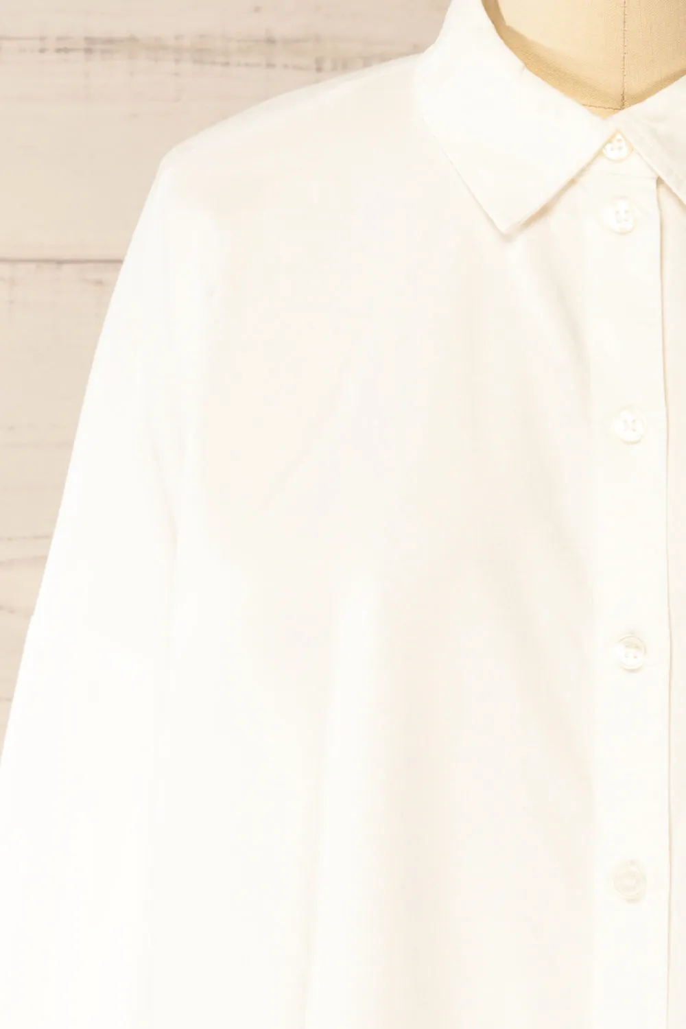 Bahamas White | Button-Up Cotton Shirt sold by Boutique 1861 product image thumbnail 2