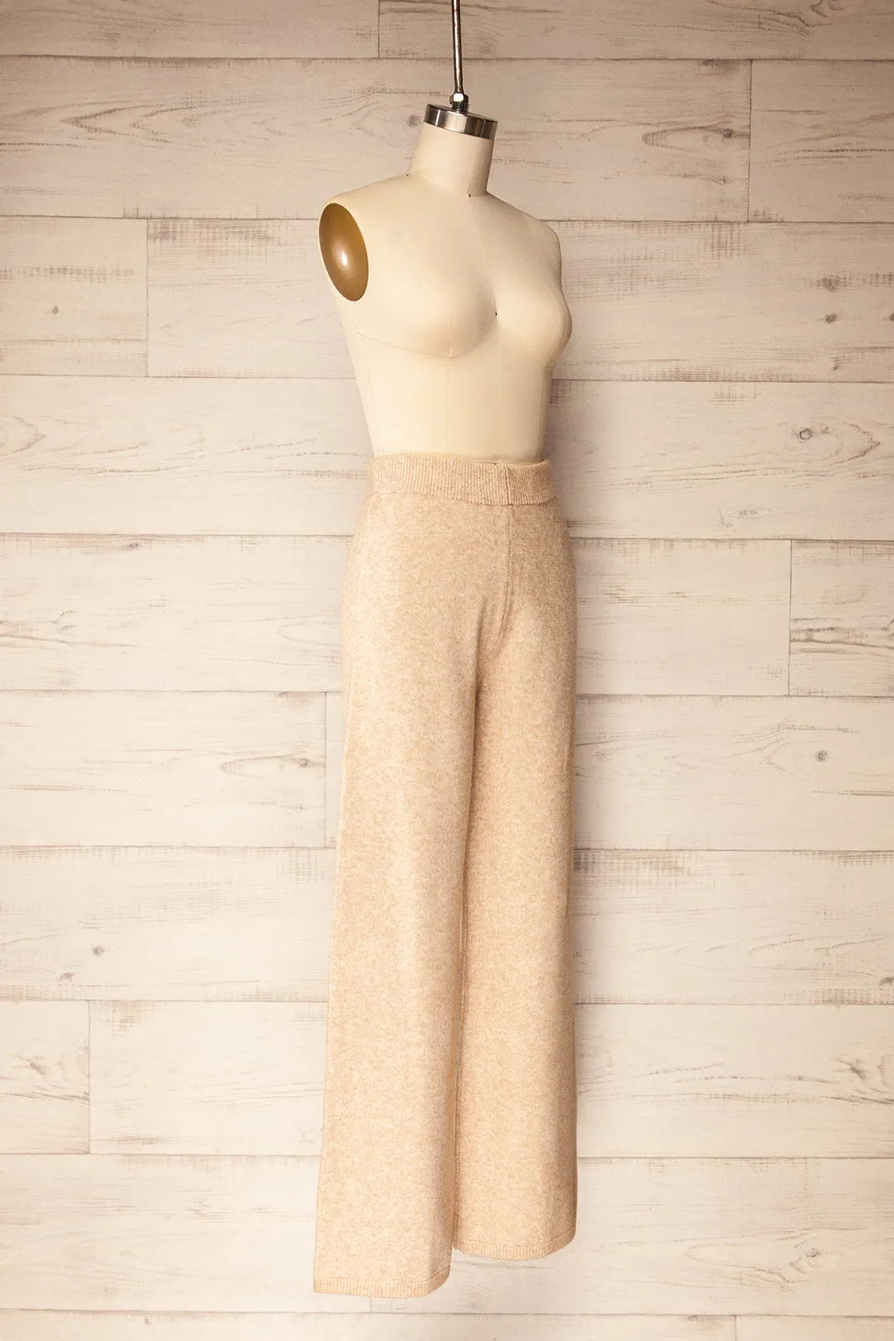 Baitoa Beige | High-Waisted Loungewear Pants sold by Boutique 1861 product image thumbnail 3