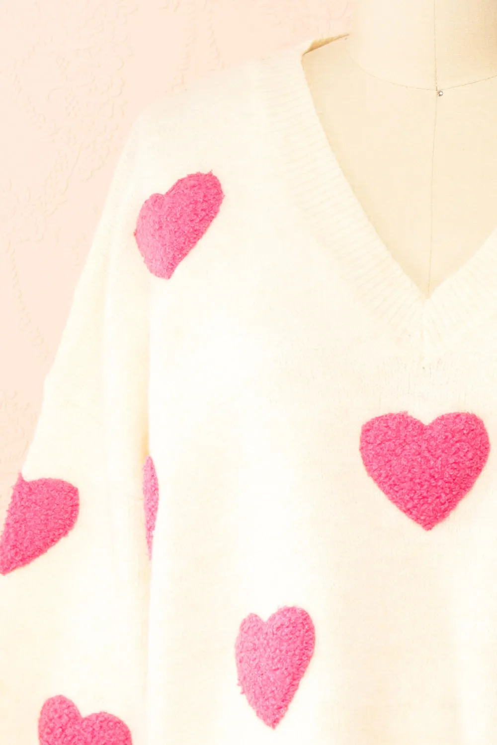 Minerve | Heart Patterned Knit Sweater sold by Boutique 1861 product image thumbnail 3