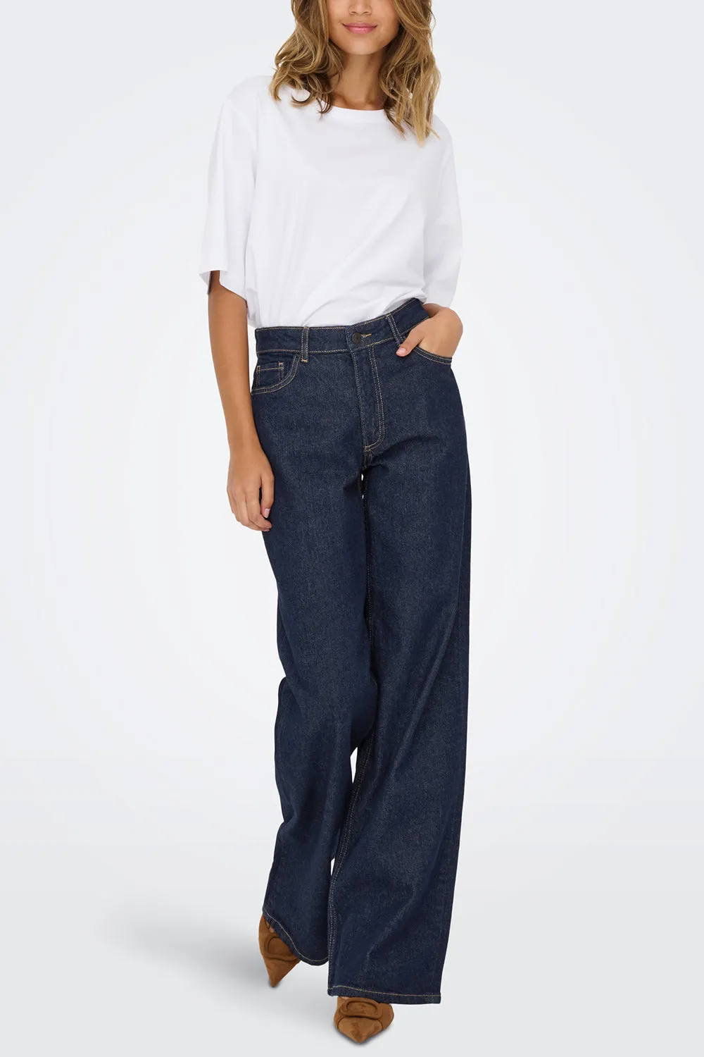 Bimthang | Mid-Rise Dark Blue Denim Pants sold by Boutique 1861 product image thumbnail 2