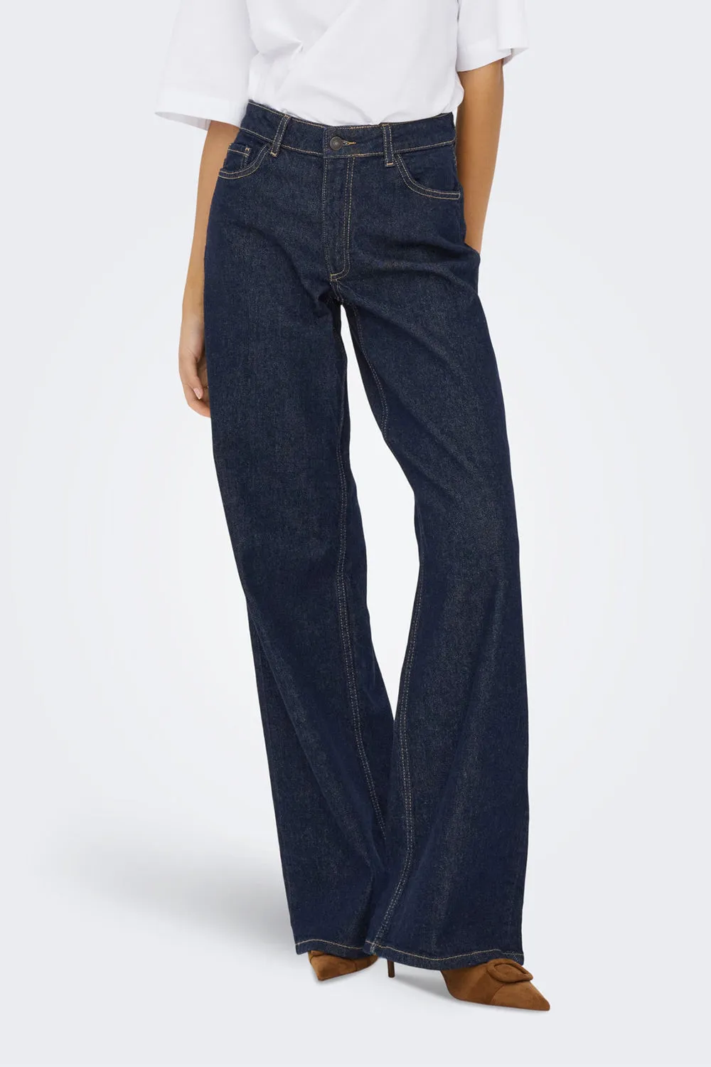 Bimthang | Mid-Rise Dark Blue Denim Pants sold by Boutique 1861 product image thumbnail 4