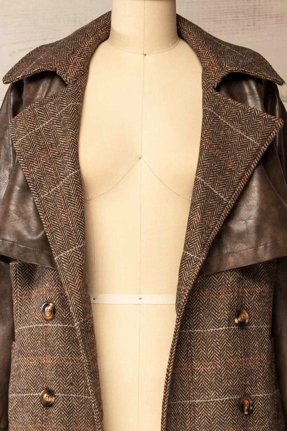 Ankeny | Brown Trench Coat with Belt sold by Boutique 1861 product image thumbnail 5
