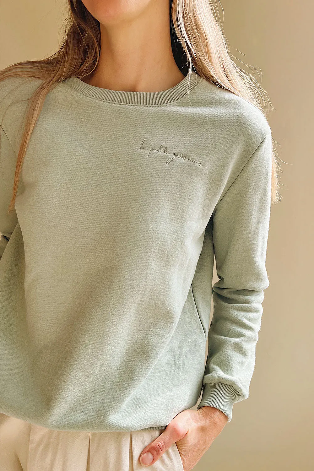 Galway Blue | Exclusive La petite garçonne Embroidered Sweatshirt sold by Boutique 1861 product image thumbnail 2