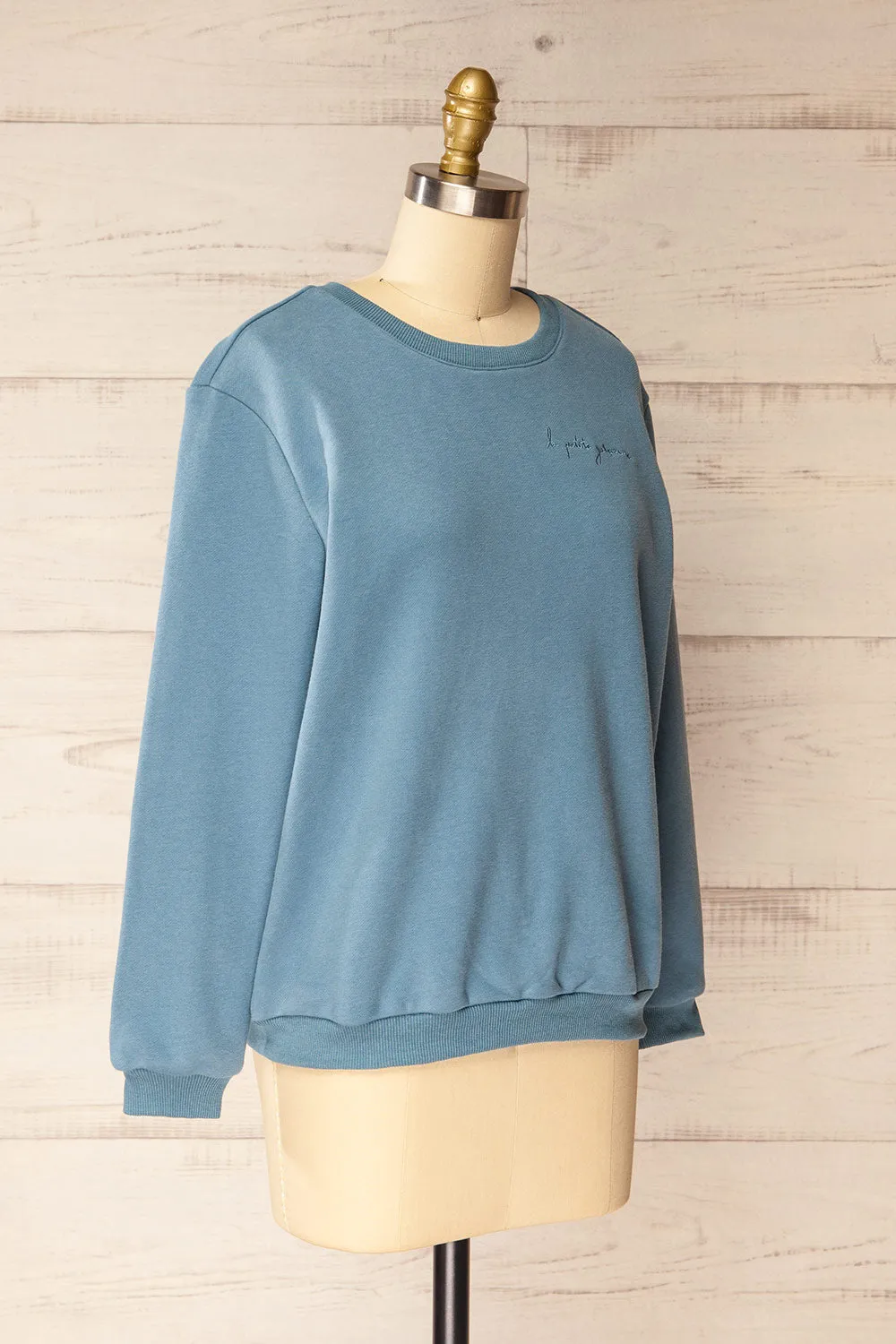 Galway Blue | Exclusive La petite garçonne Embroidered Sweatshirt sold by Boutique 1861 product image thumbnail 5