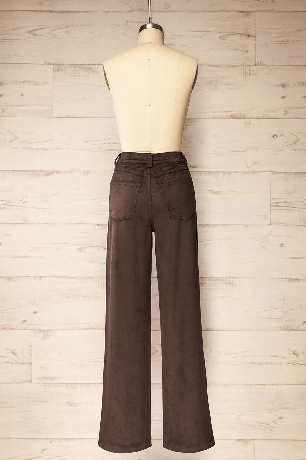 Genes | Faux Suede Brown Pants sold by Boutique 1861 product image thumbnail 5