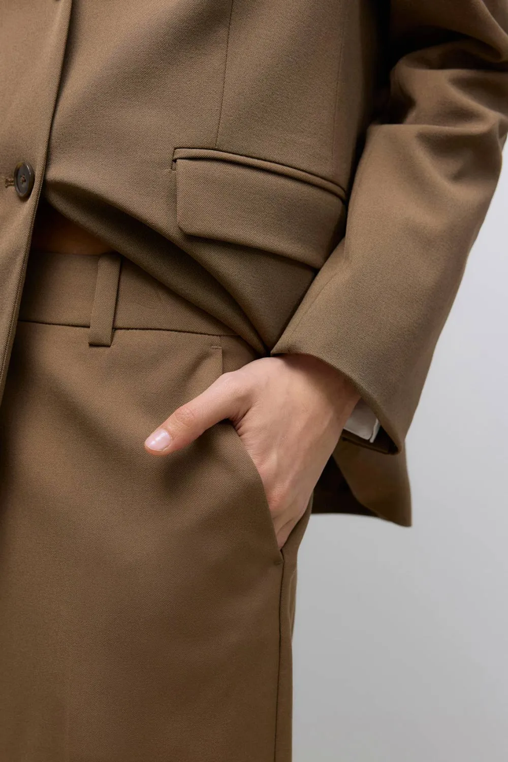 Winton | Brown Tailored Pants sold by Boutique 1861 product image thumbnail 2