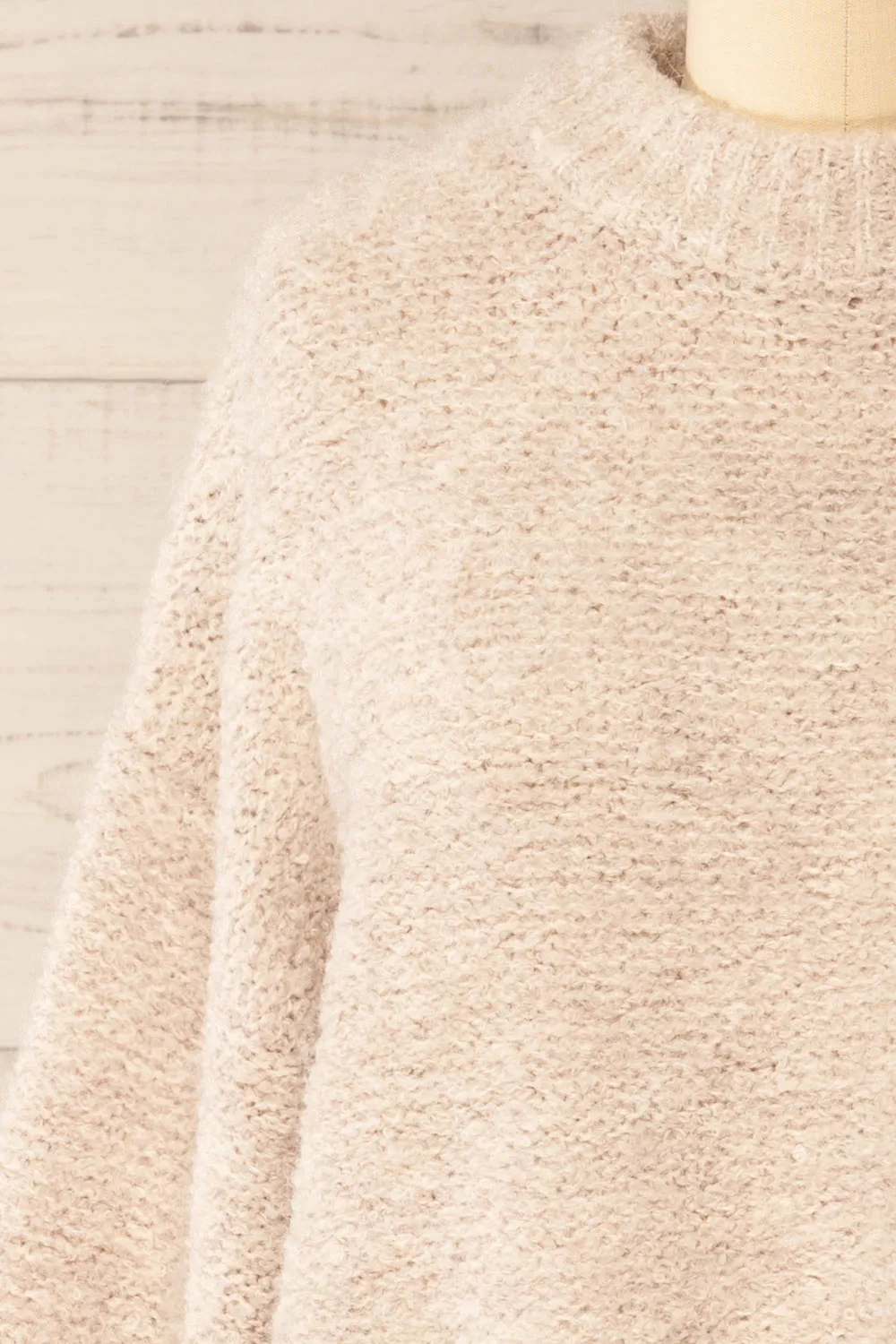 Panya | Fluffy Beige Oversized Sweater sold by Boutique 1861 product image thumbnail 2
