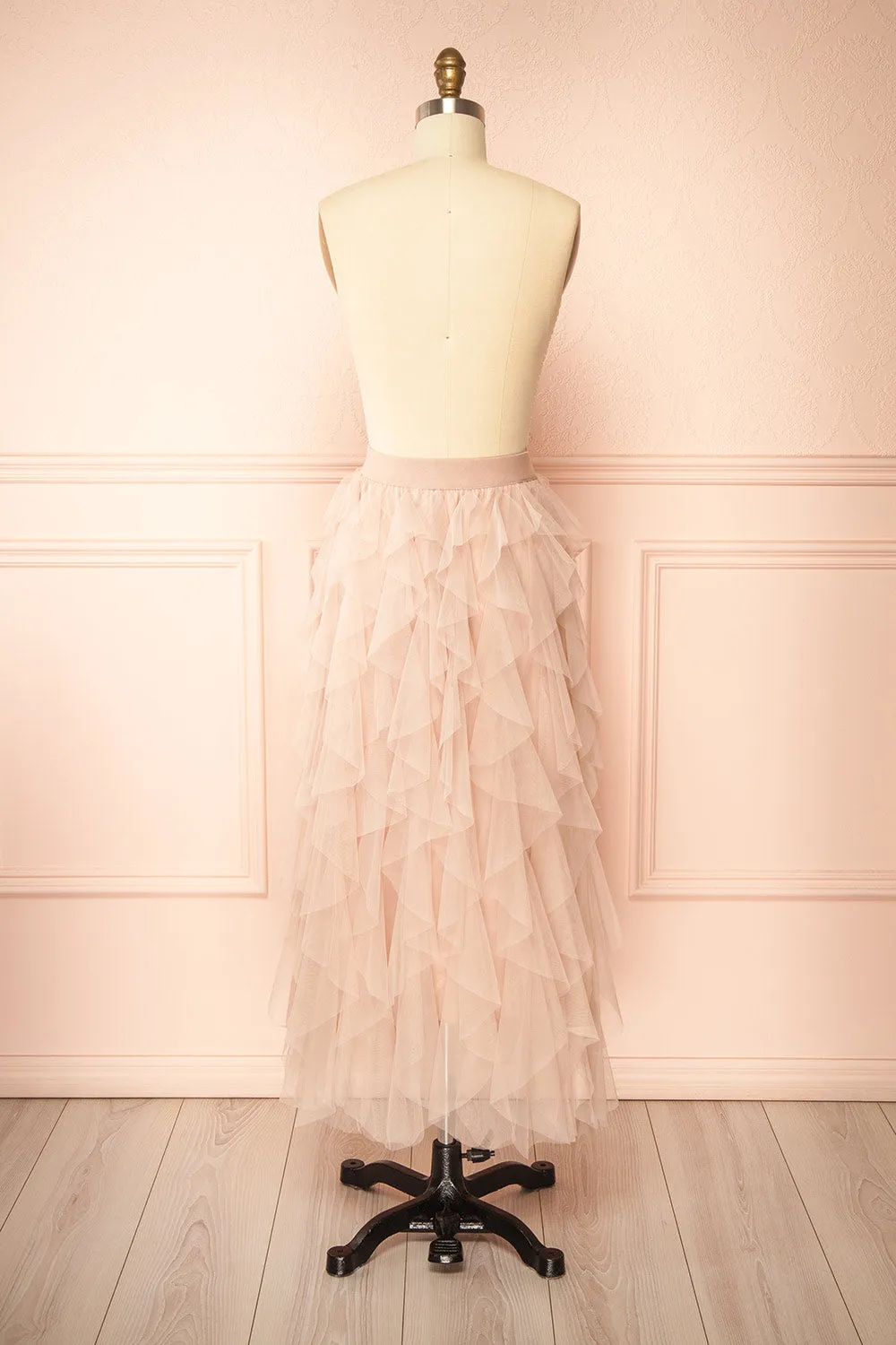 Lysis | Ruffled Pink Low Cut Skirt sold by Boutique 1861 product image thumbnail 5
