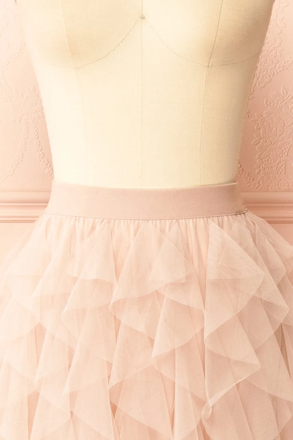 Lysis | Ruffled Pink Low Cut Skirt sold by Boutique 1861 product image thumbnail 2