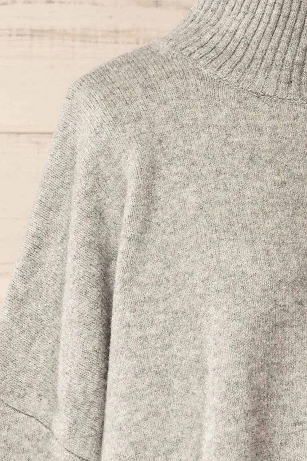 Lander | Oversized Grey Knitted Sweater sold by Boutique 1861 product image thumbnail 4