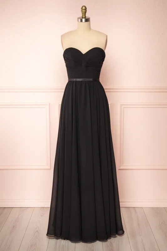 Myrcella Black | Chiffon Prom Dress sold by Boutique 1861