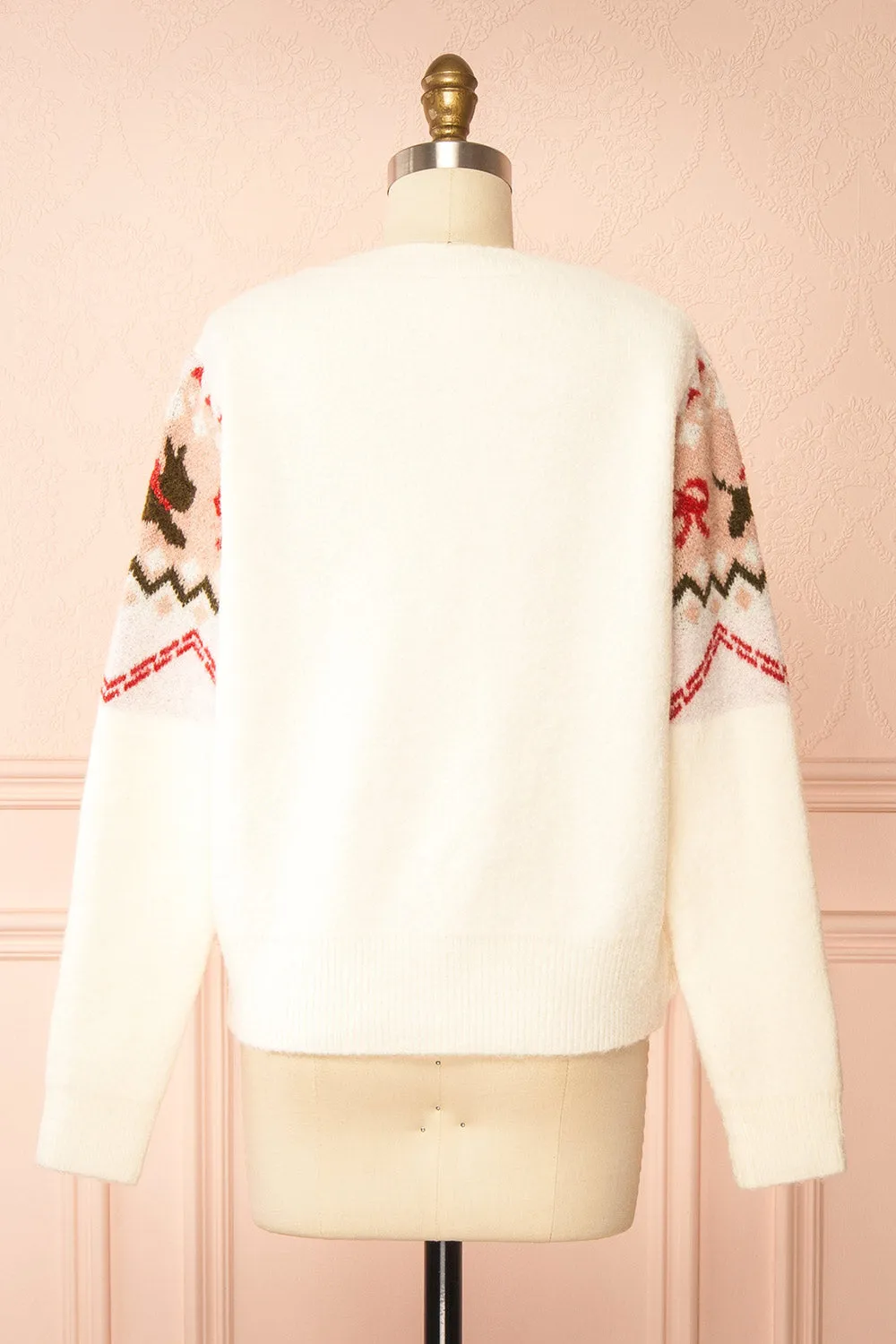 Vaelienne | Fuzzy Christmas Cardigan sold by Boutique 1861 product image thumbnail 5