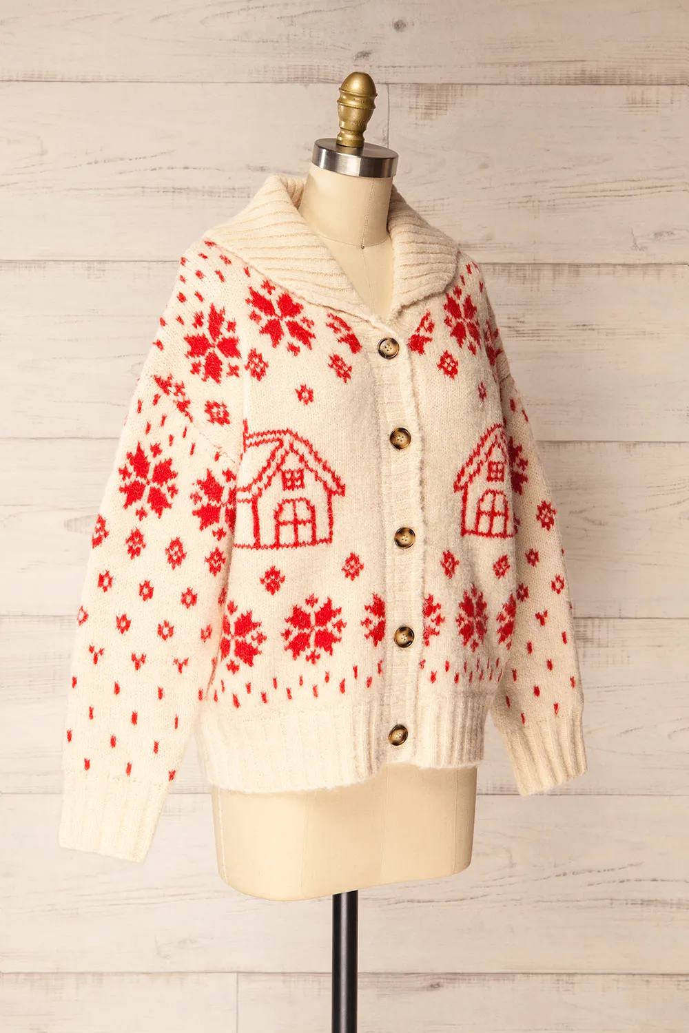 Bendigo | Thick Knitted Christmas Cardigan sold by Boutique 1861 product image thumbnail 4