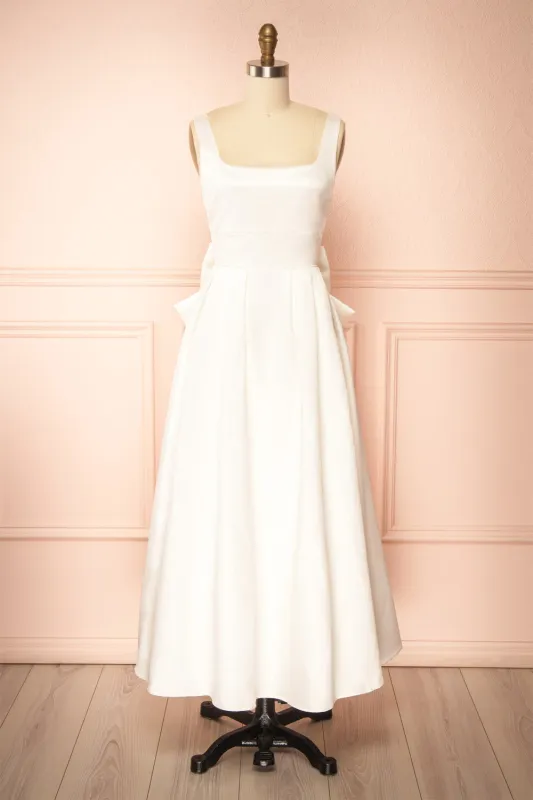 Hestiane Ivory | Maxi A-Line Dress sold by Boutique 1861