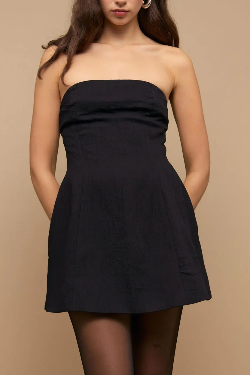 Lithgow | Mini Strapless Black Dress sold by Boutique 1861 product image thumbnail 2