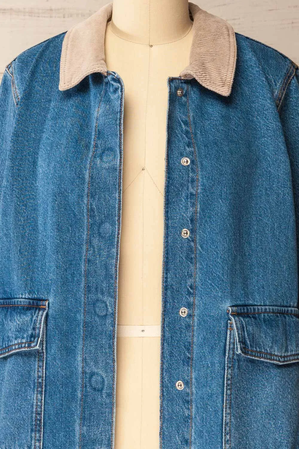 Kinsale | Blue Denim Jacket with Front Pockets sold by Boutique 1861 product image thumbnail 5