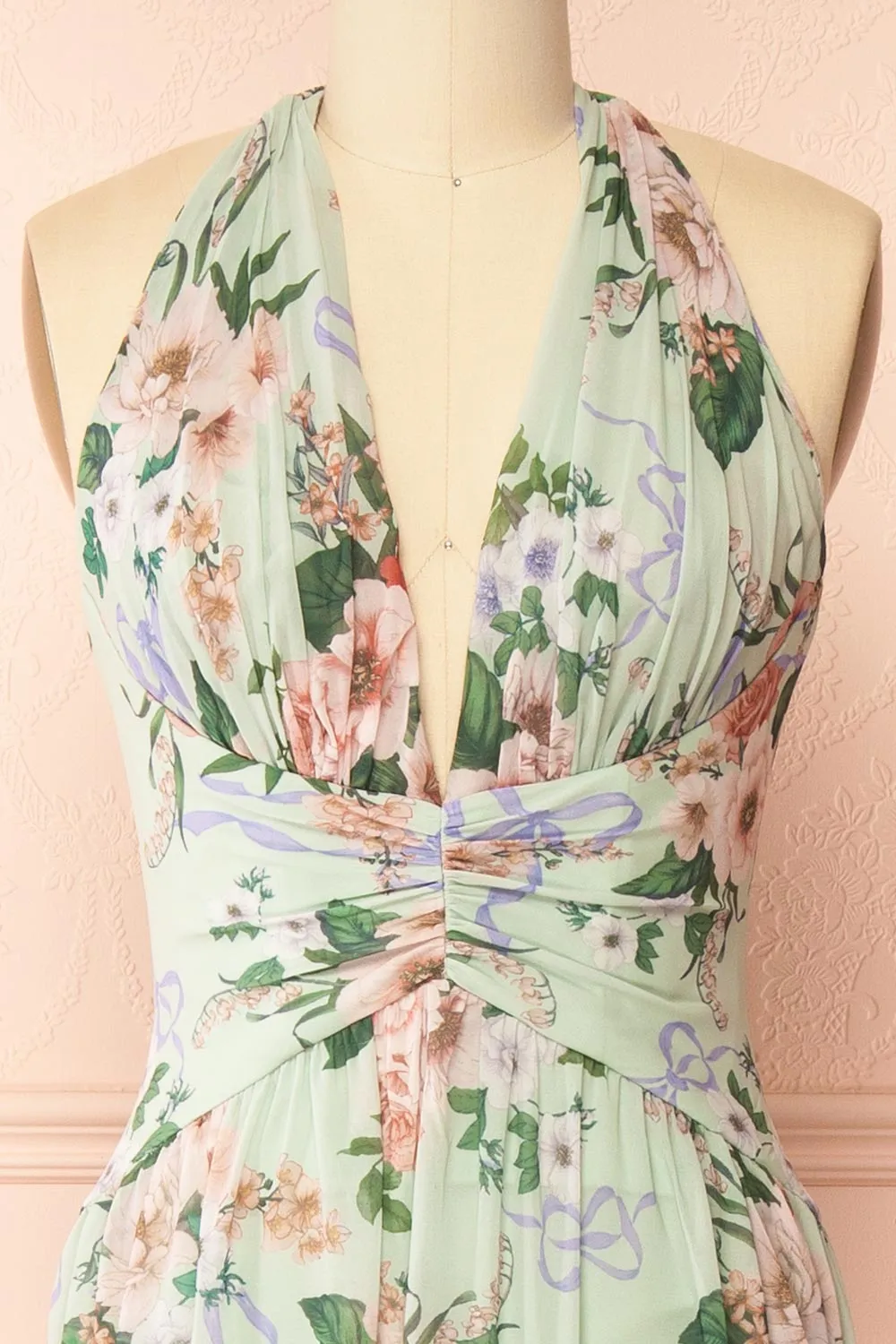 Seojun | Maxi Floral Halter Dress sold by Boutique 1861 product image thumbnail 4