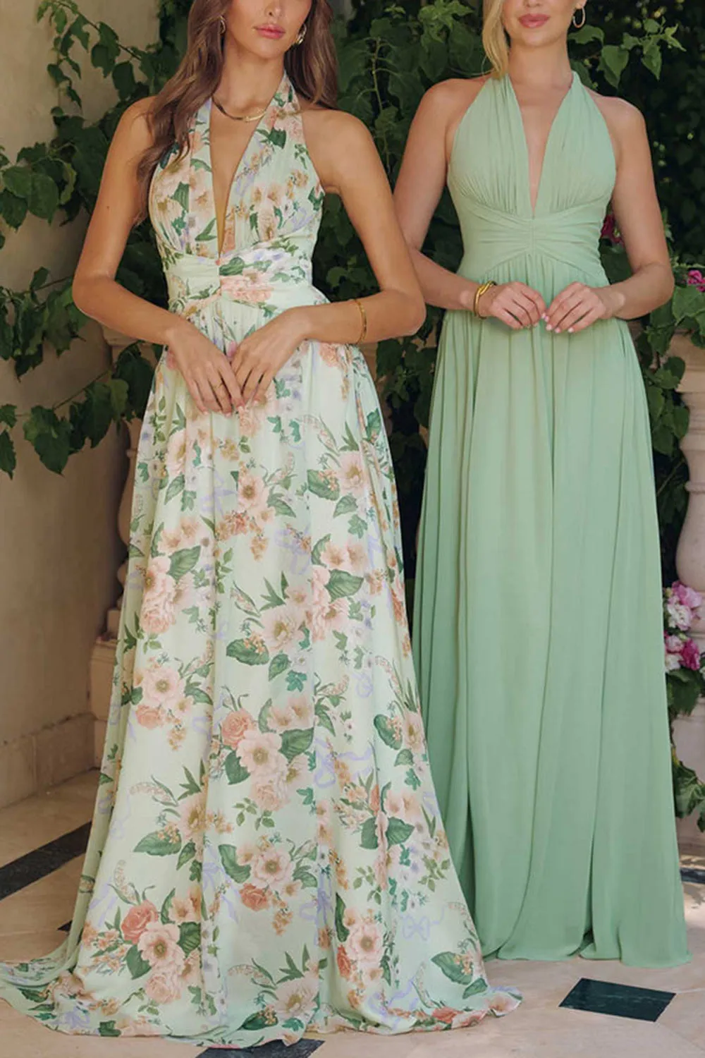 Seojun | Maxi Floral Halter Dress sold by Boutique 1861 product image thumbnail 2