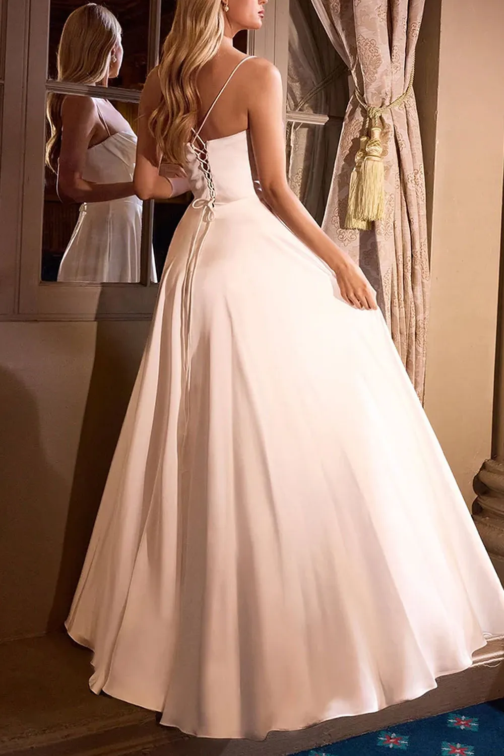 Mirisha | Satin Maxi Corset Dress sold by Boutique 1861 product image thumbnail 2