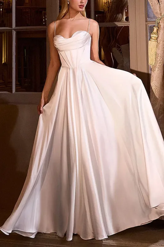 Mirisha | Satin Maxi Corset Dress sold by Boutique 1861