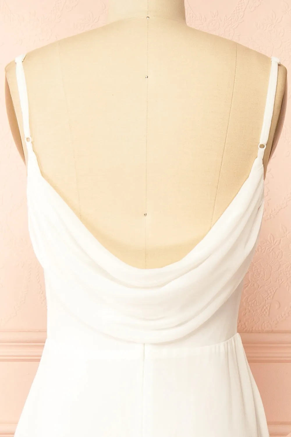 Khiara White | A-Line Maxi Wedding Dress with Lace sold by Boutique 1861 product image thumbnail 2
