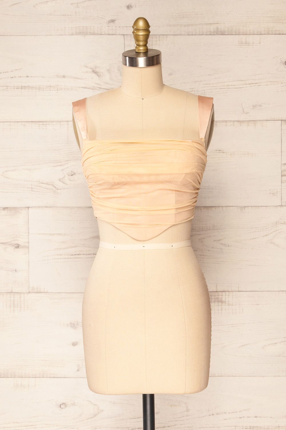 Habenla Blush | Bustier Crop Top sold by Boutique 1861