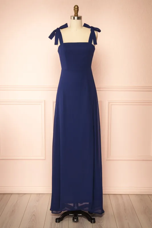 Neytiri Navy | Exclusive 1861 A-Line Dress sold by Boutique 1861