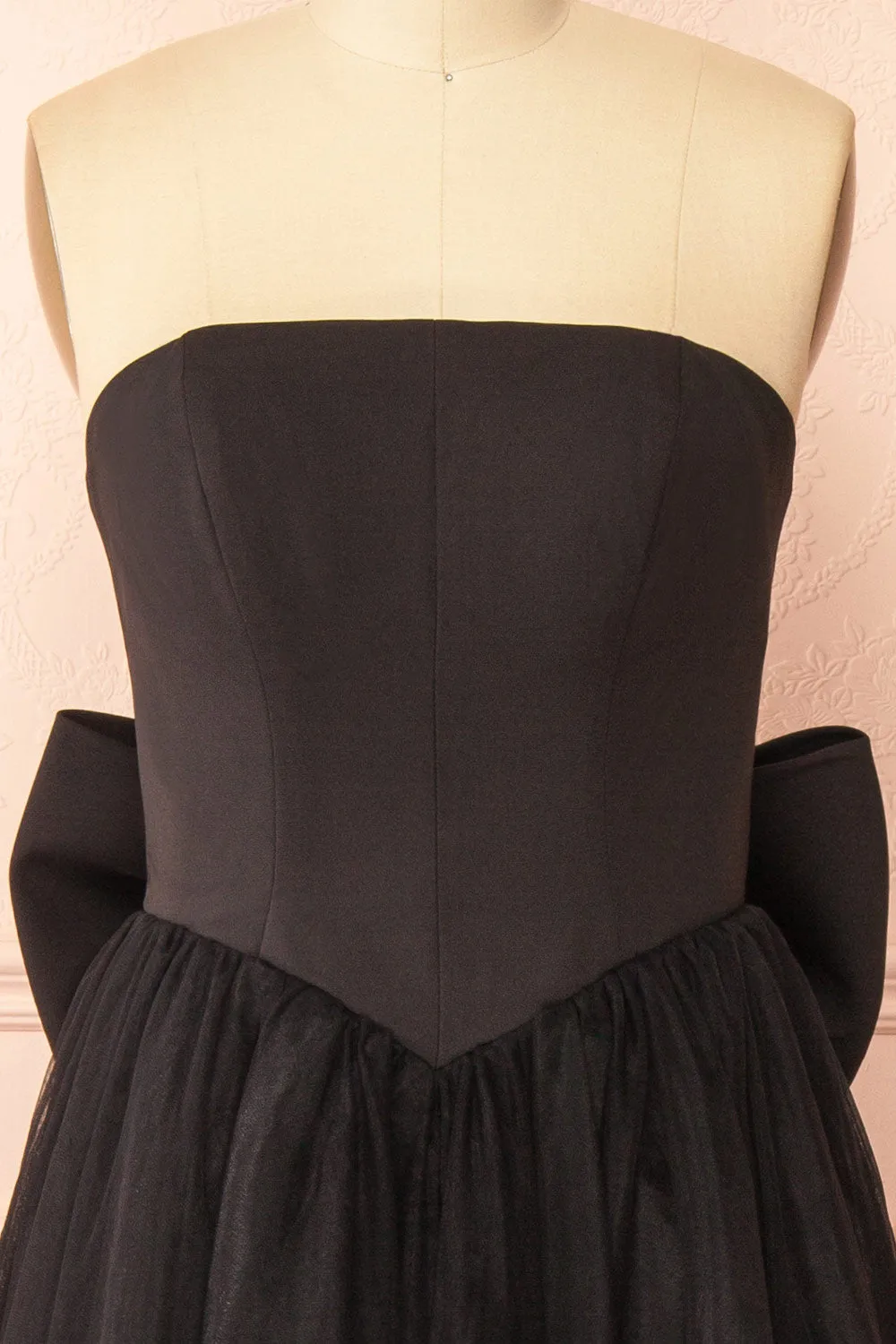 Makoto Black | Maxi Strapless A-Line Dress sold by Boutique 1861 product image thumbnail 4