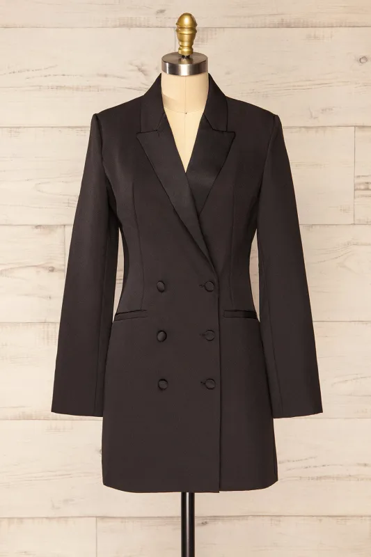 Barrameda Black | Double-Breasted Blazer Dress sold by Boutique 1861
