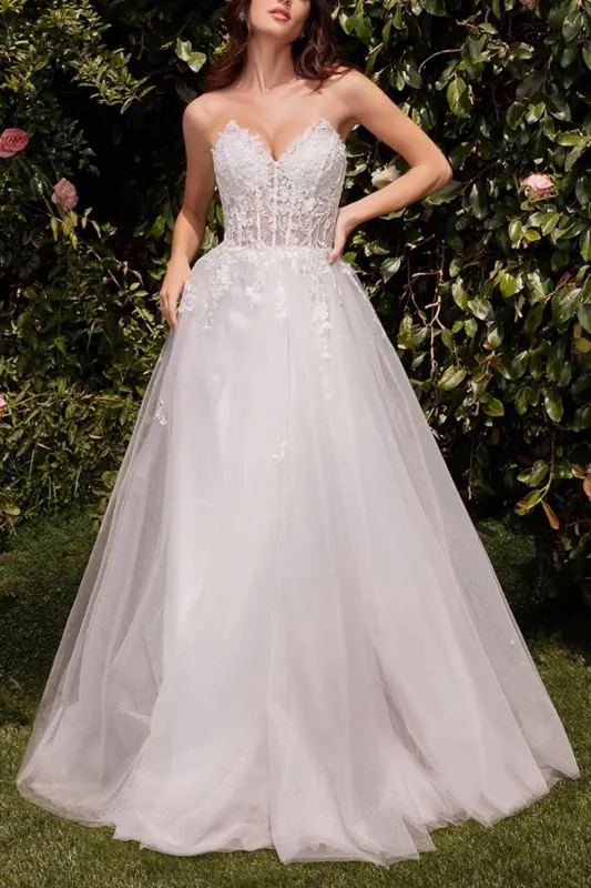 Clarissa | Strapless Corset Wedding Dress made by Boutique 1861