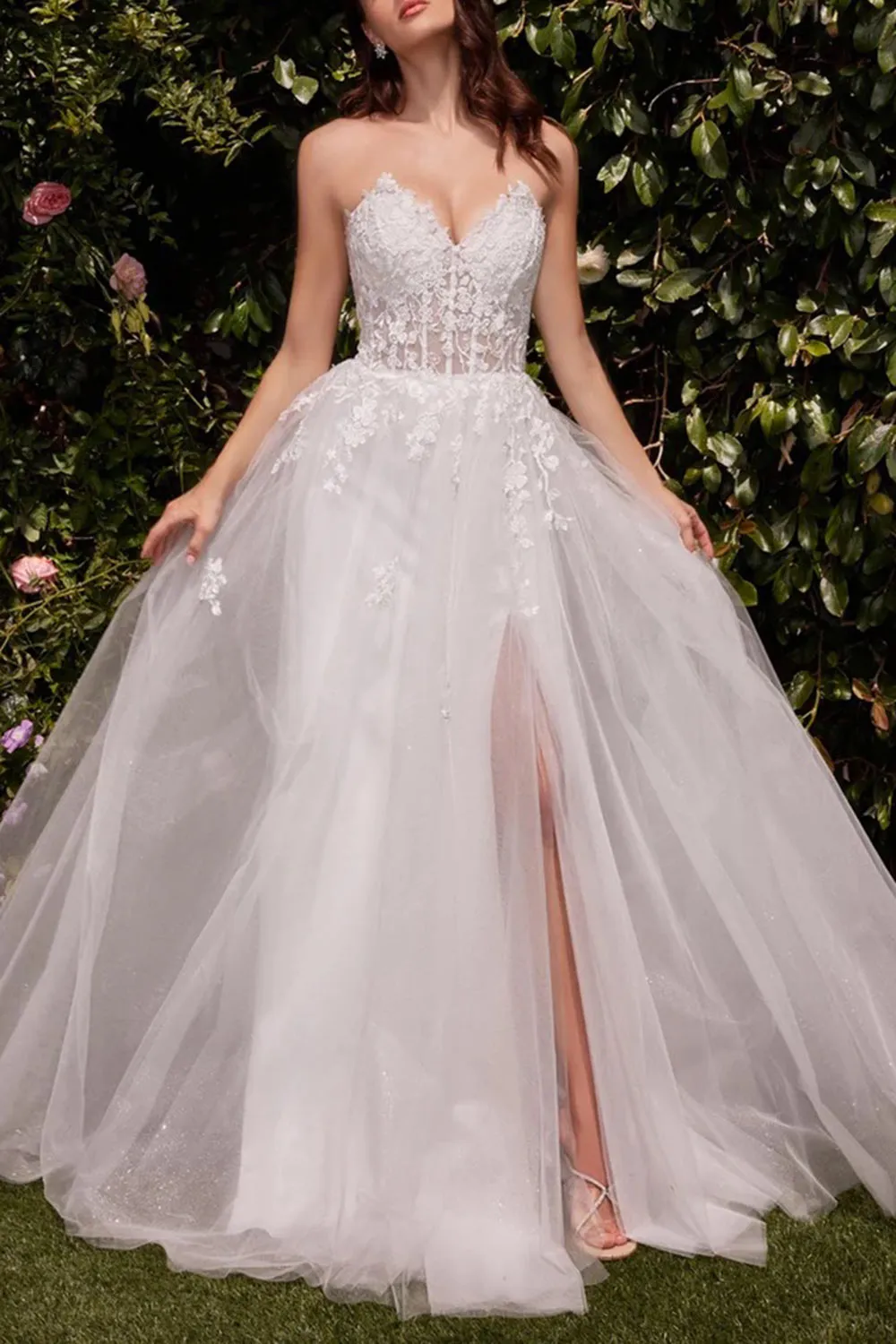 Clarissa | Strapless Corset Wedding Dress sold by Boutique 1861 product image thumbnail 2