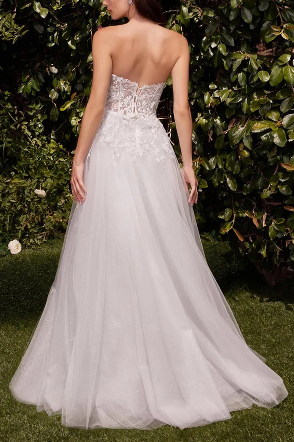 Clarissa | Strapless Corset Wedding Dress sold by Boutique 1861 product image thumbnail 3