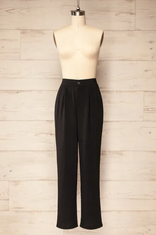 Brizo | Black Straight-Leg Pants sold by Boutique 1861