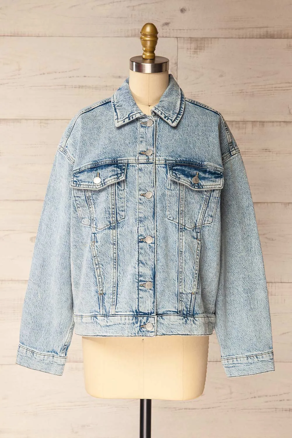 Urbino | Blue Denim Jacket with Pockets sold by Boutique 1861