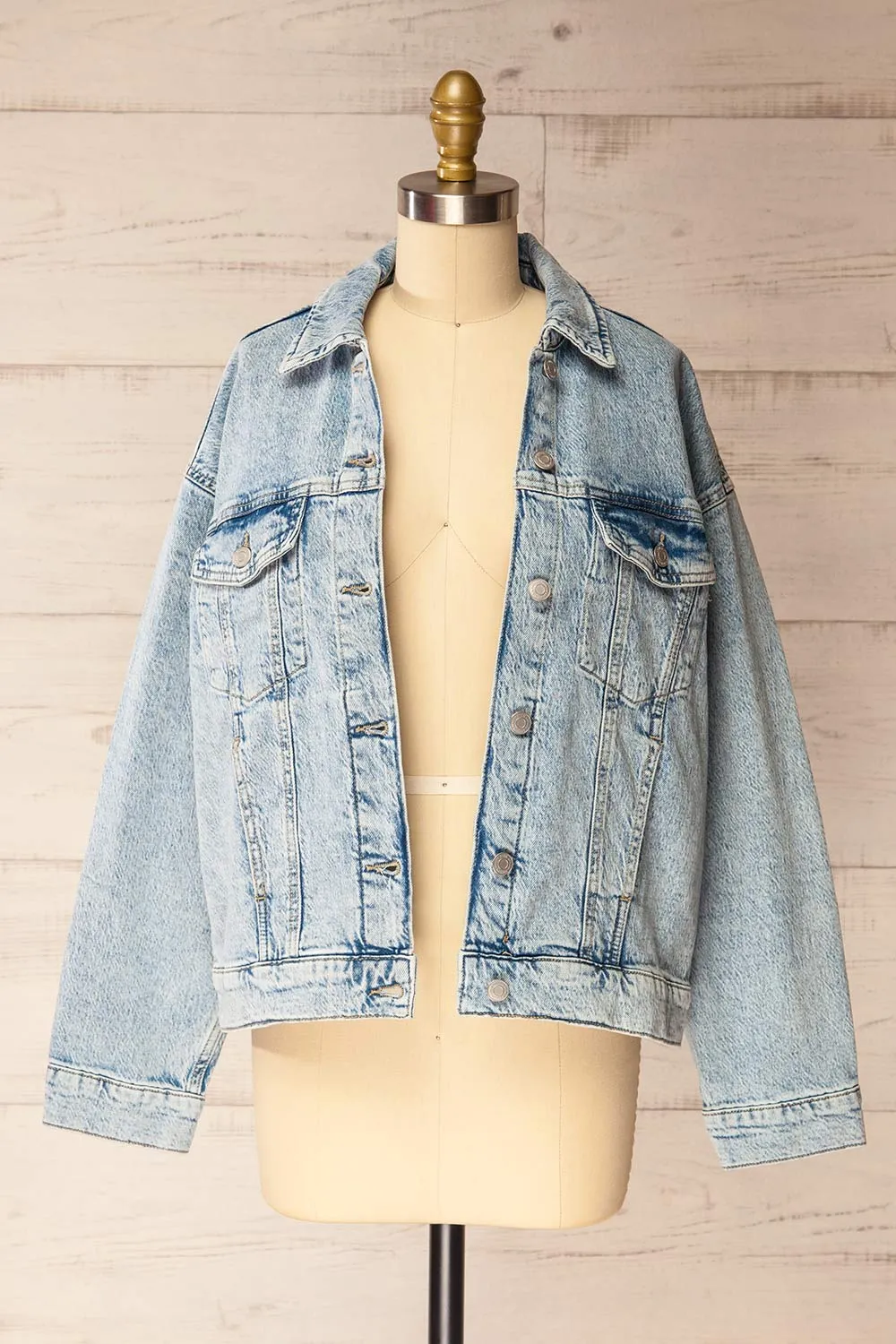 Urbino | Blue Denim Jacket with Pockets sold by Boutique 1861 product image thumbnail 3