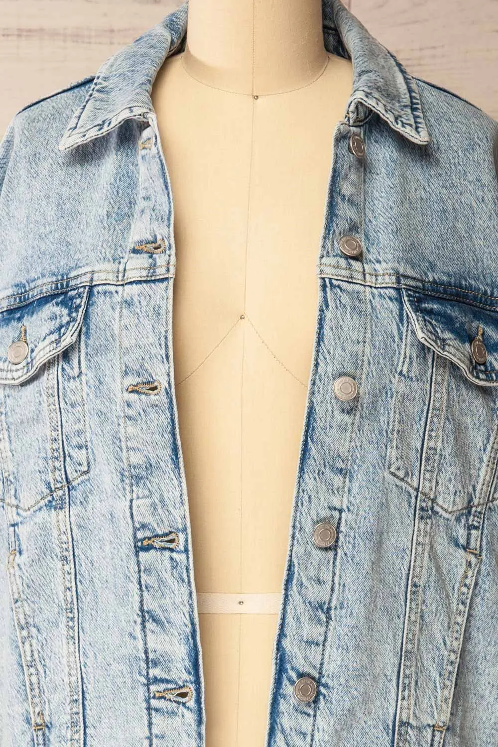 Urbino | Blue Denim Jacket with Pockets sold by Boutique 1861 product image thumbnail 2