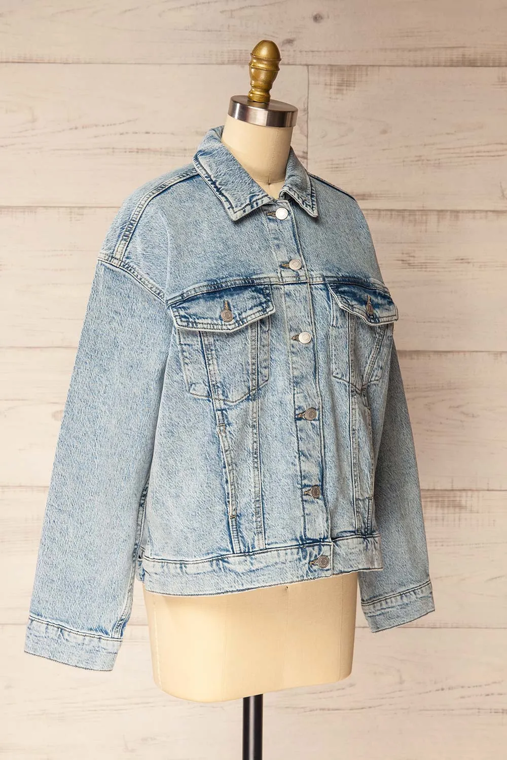 Urbino | Blue Denim Jacket with Pockets sold by Boutique 1861 product image thumbnail 5