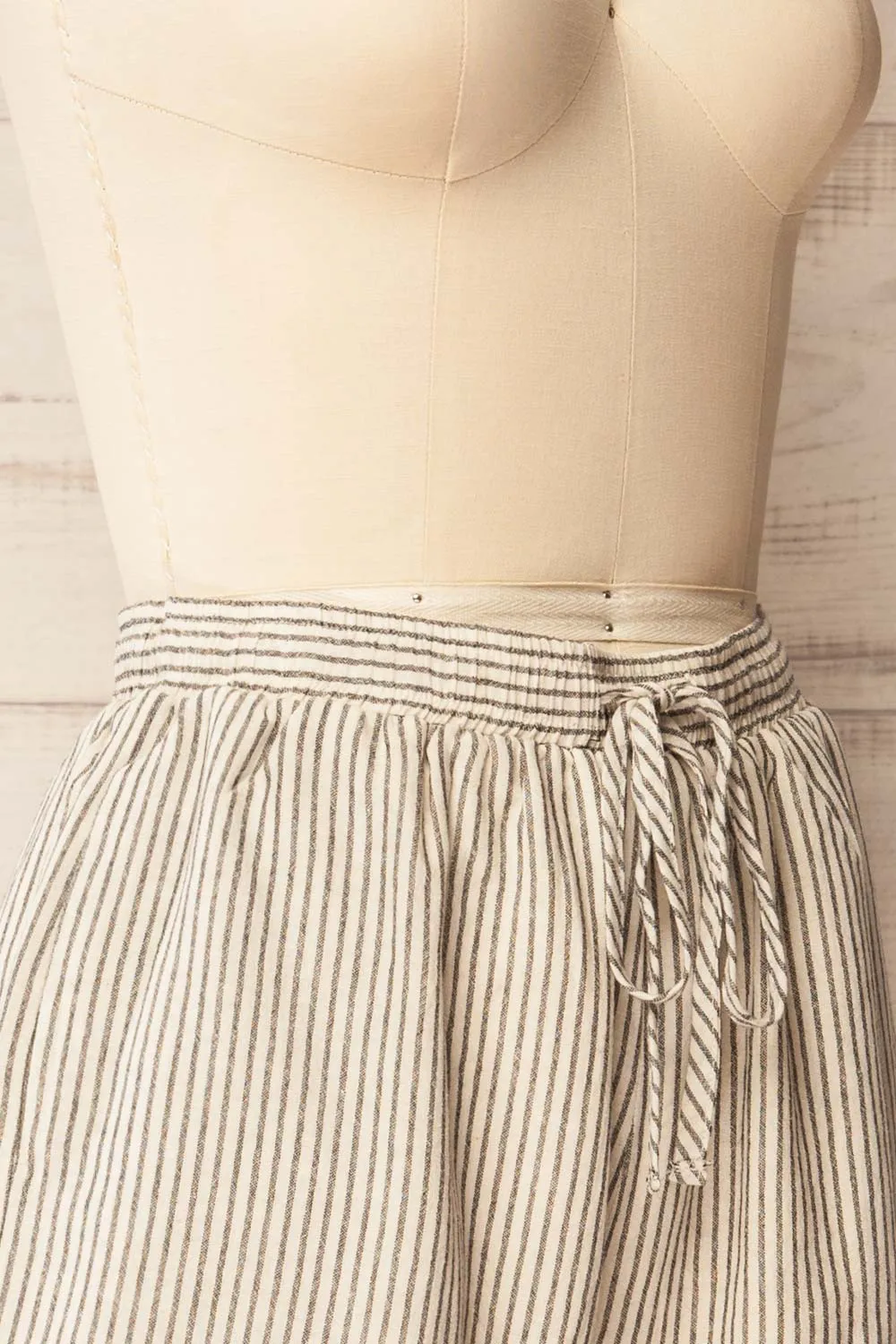 Desio Navy | Striped Pajama Shorts with Pockets sold by Boutique 1861 product image thumbnail 4