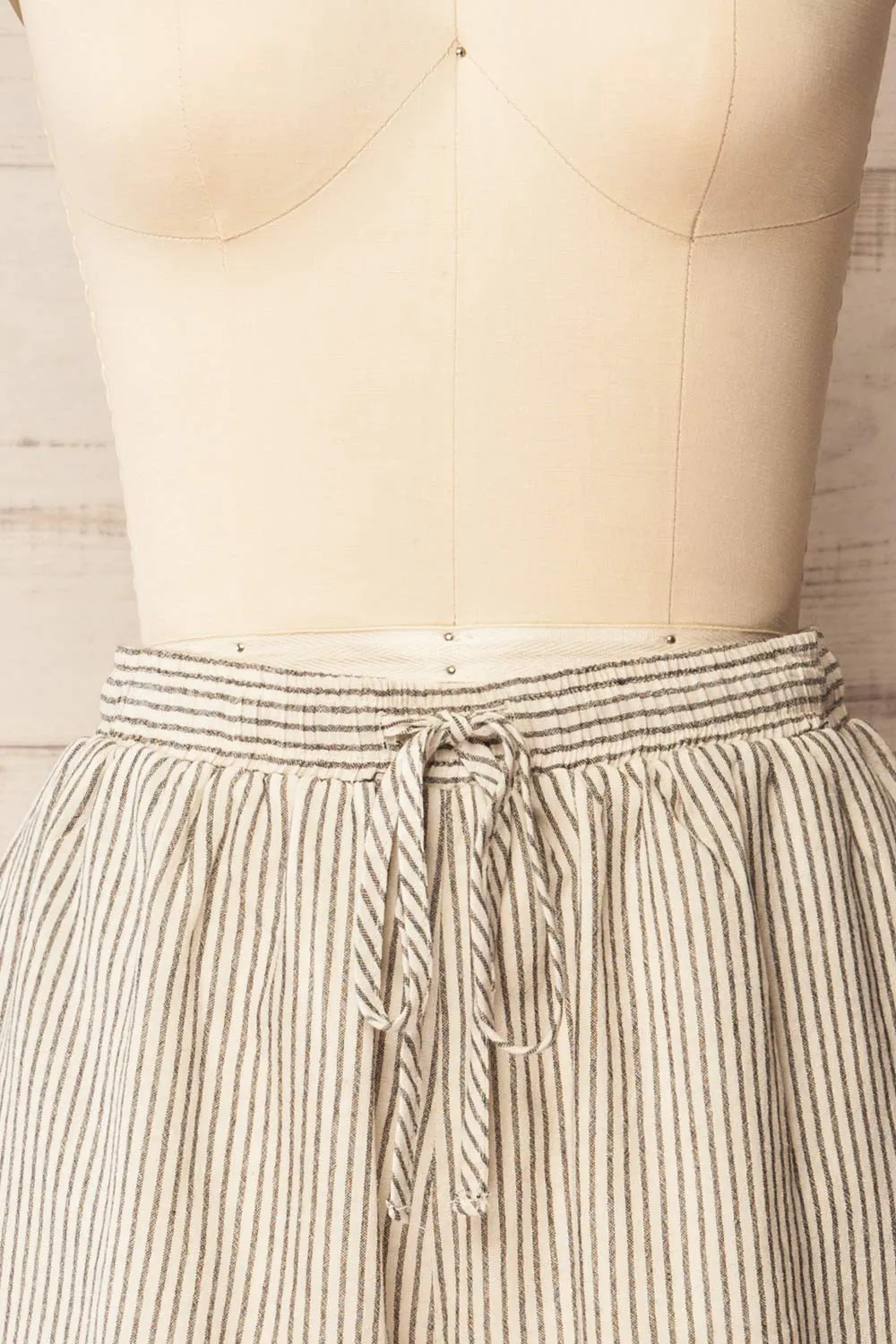 Desio Navy | Striped Pajama Shorts with Pockets sold by Boutique 1861 product image thumbnail 2