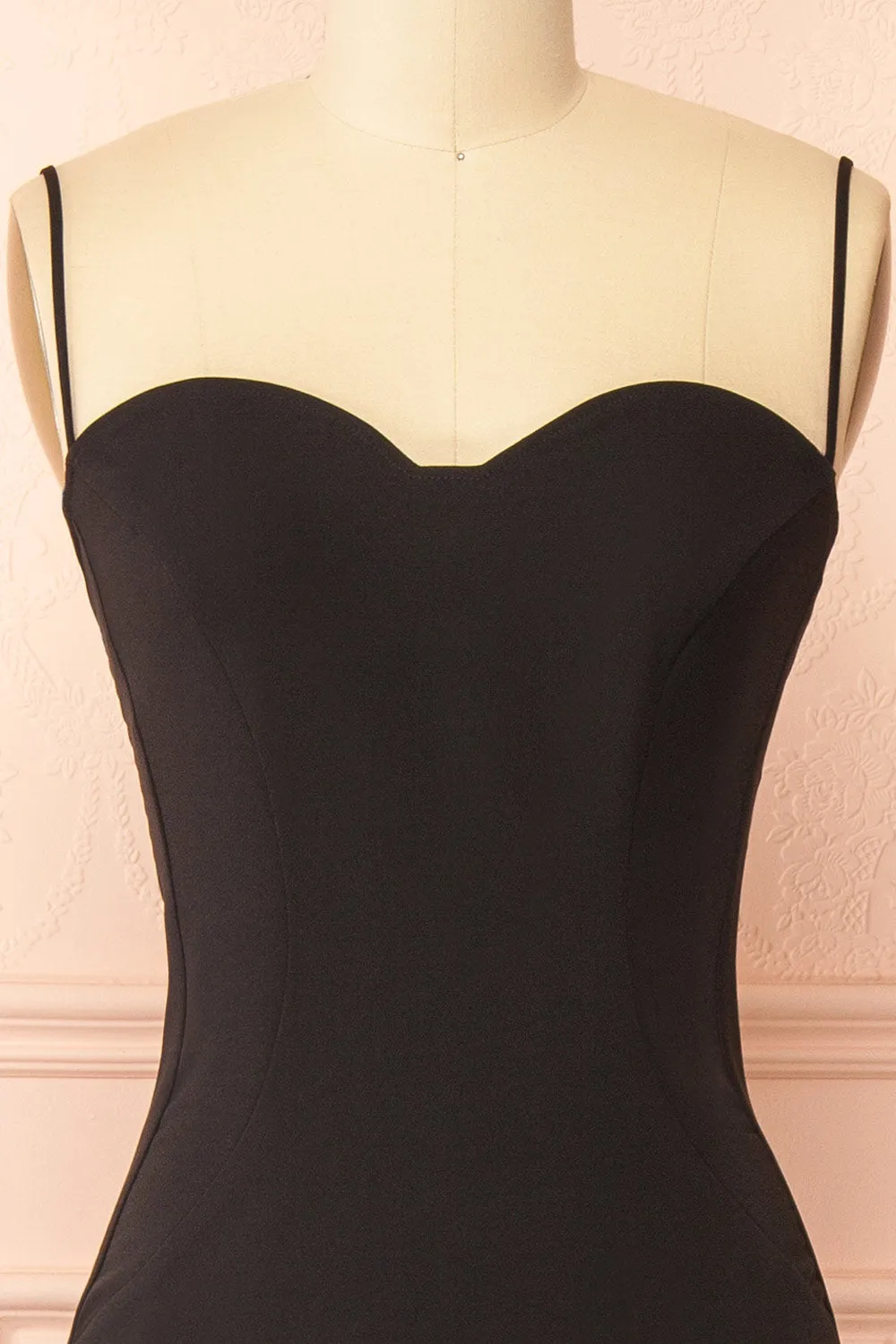 Amellia Black | A-Line Maxi Dress with Front Slit by Arti Gogna sold by Boutique 1861 product image thumbnail 5