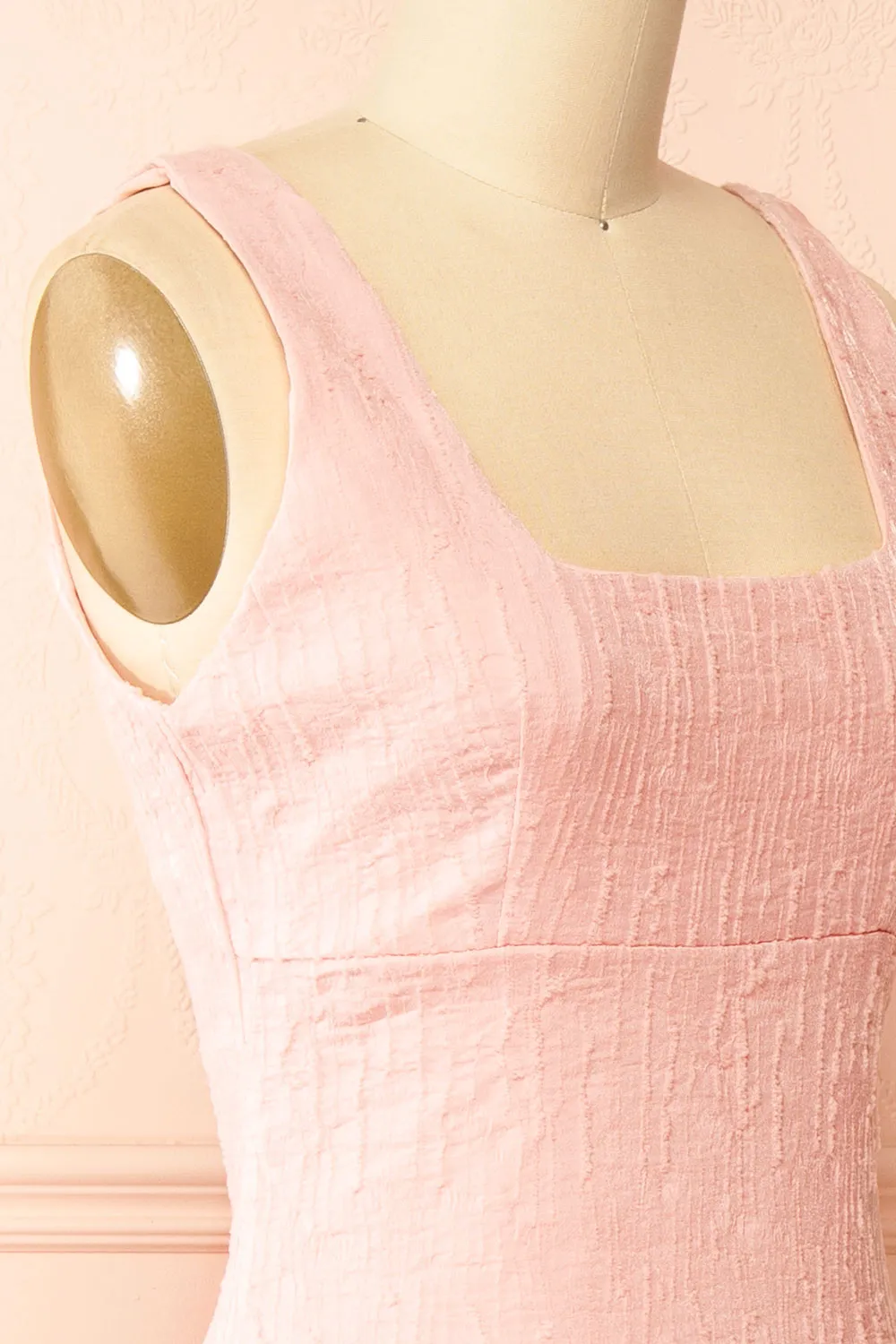 Tyrah Pink | Midi Dress with Drop Waist sold by Boutique 1861 product image thumbnail 5