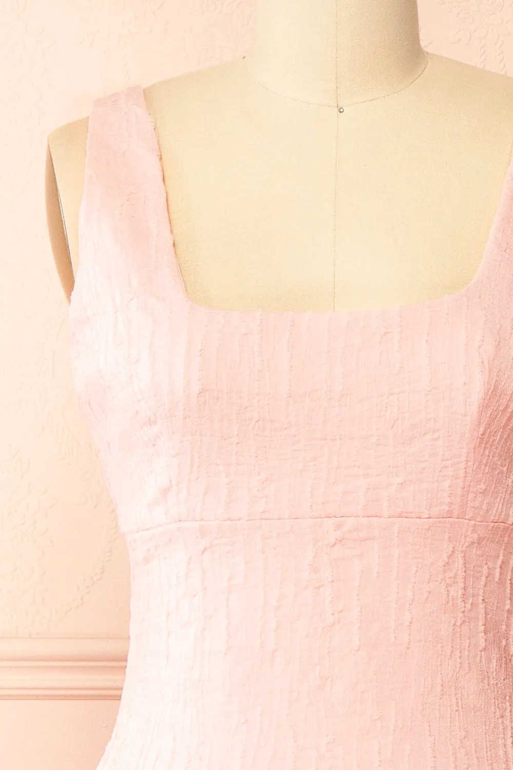 Tyrah Pink | Midi Dress with Drop Waist sold by Boutique 1861 product image thumbnail 3