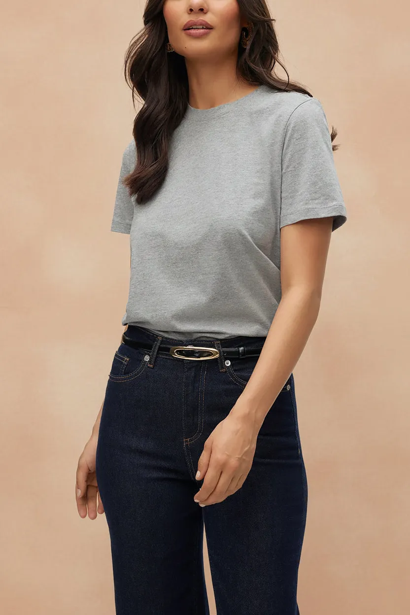 Dumka Light Grey | Cotton T-Shirt with Short Sleeves sold by Boutique 1861 product image thumbnail 3