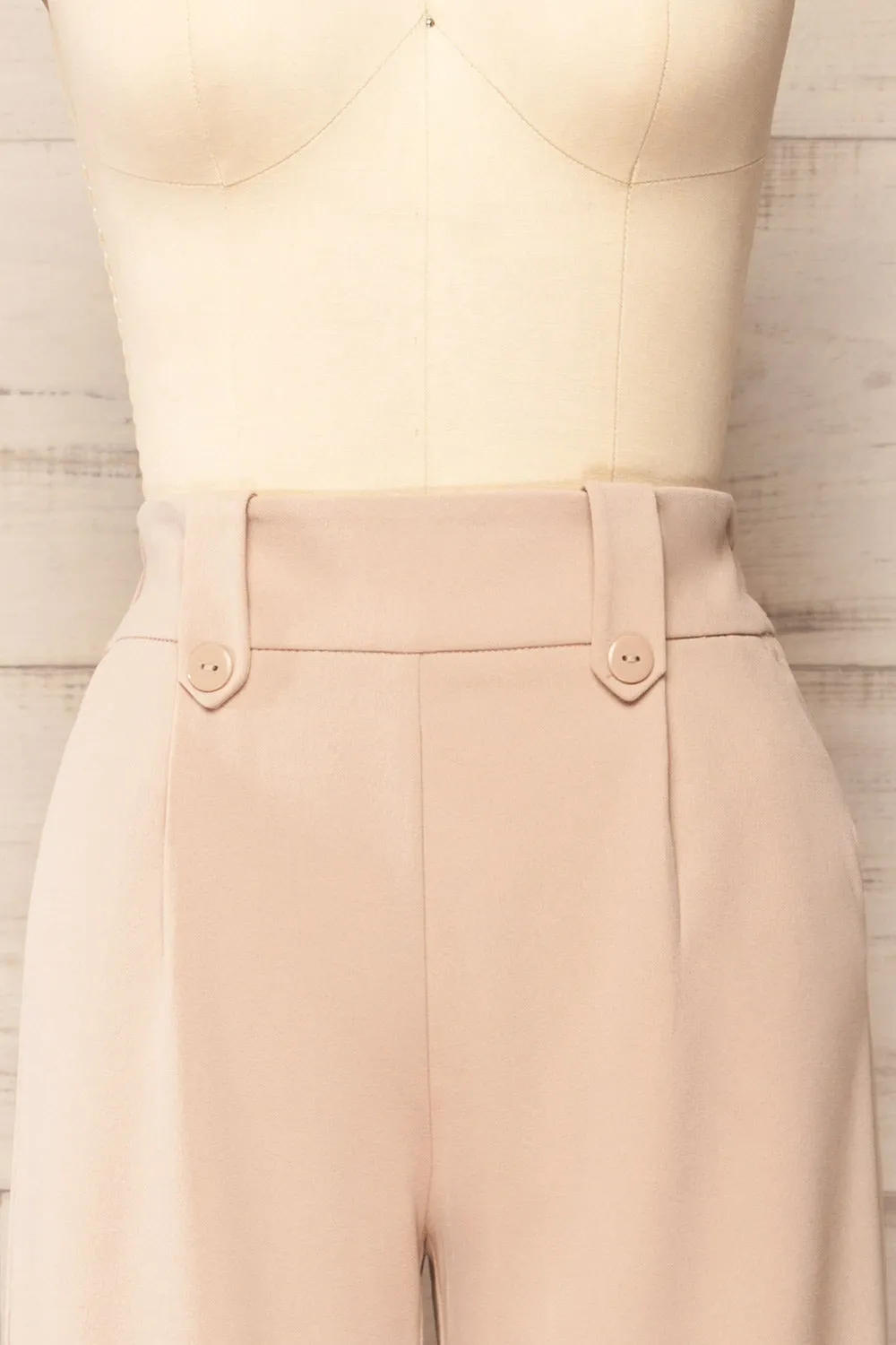 Clovelly Taupe | Straight-Leg Pants w/ Pockets sold by Boutique 1861 product image thumbnail 2