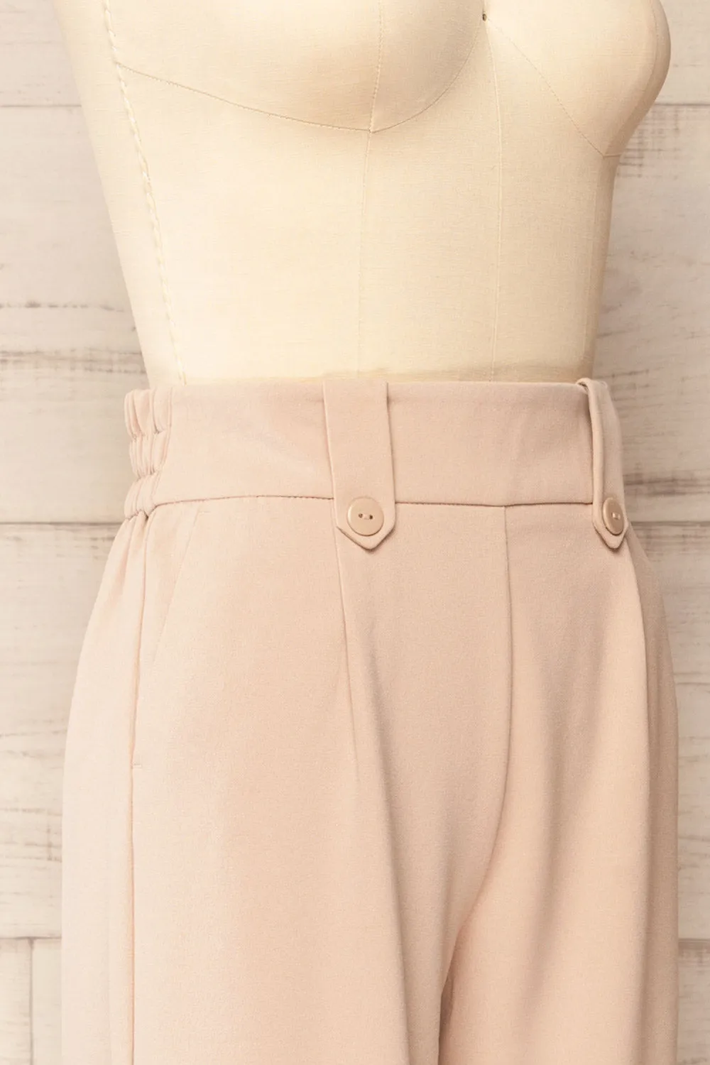 Clovelly Taupe | Straight-Leg Pants w/ Pockets sold by Boutique 1861 product image thumbnail 4
