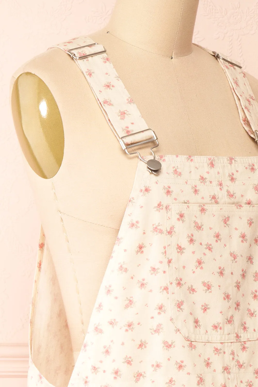 Kida | Short Floral Overall Dress sold by Boutique 1861 product image thumbnail 4