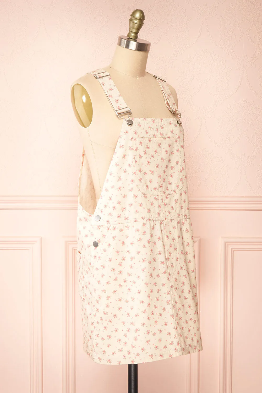 Kida | Short Floral Overall Dress sold by Boutique 1861 product image thumbnail 3