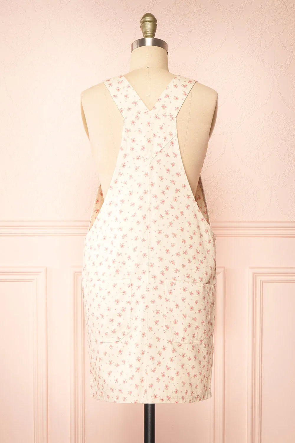 Kida | Short Floral Overall Dress sold by Boutique 1861 product image thumbnail 5