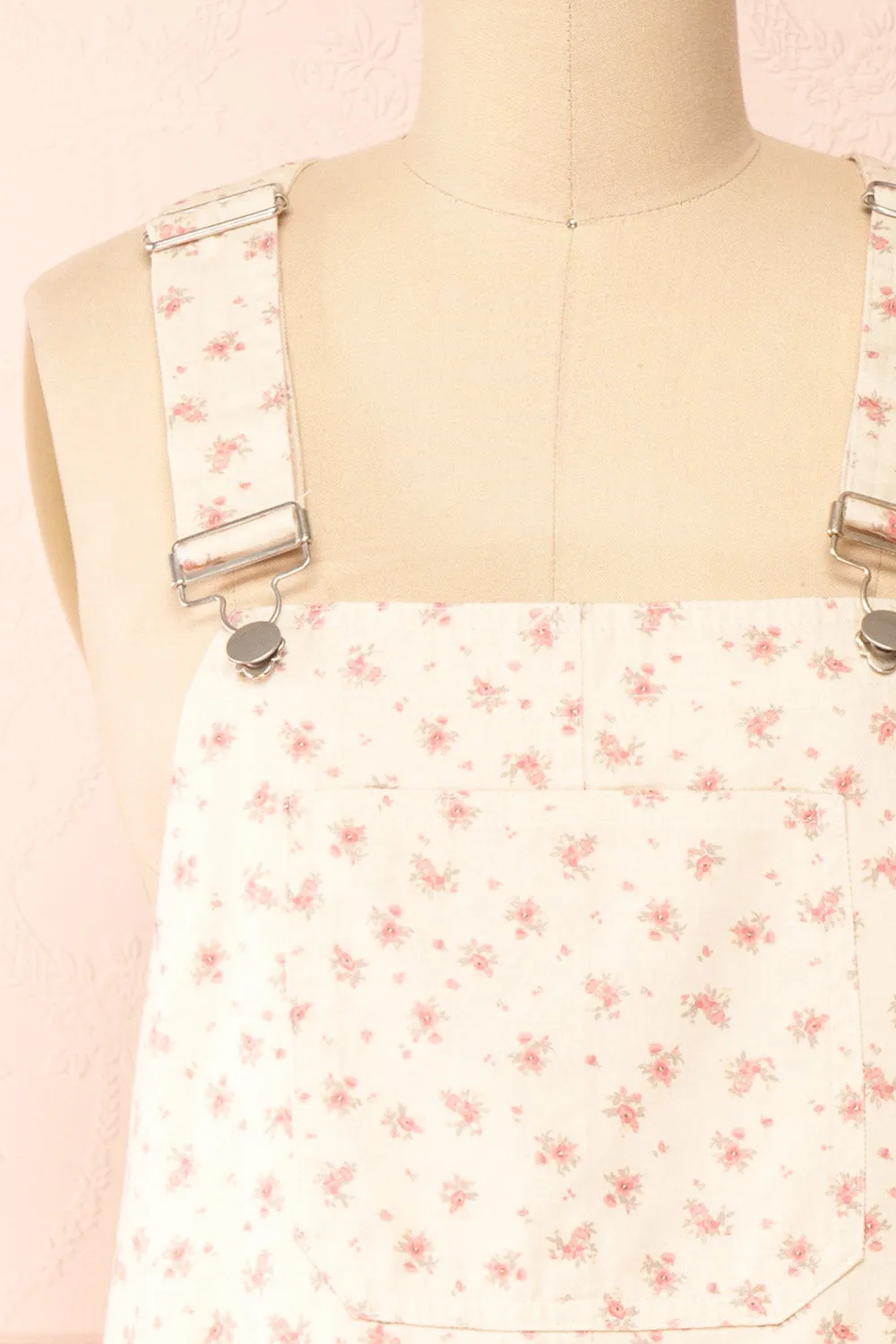 Kida | Short Floral Overall Dress sold by Boutique 1861 product image thumbnail 2