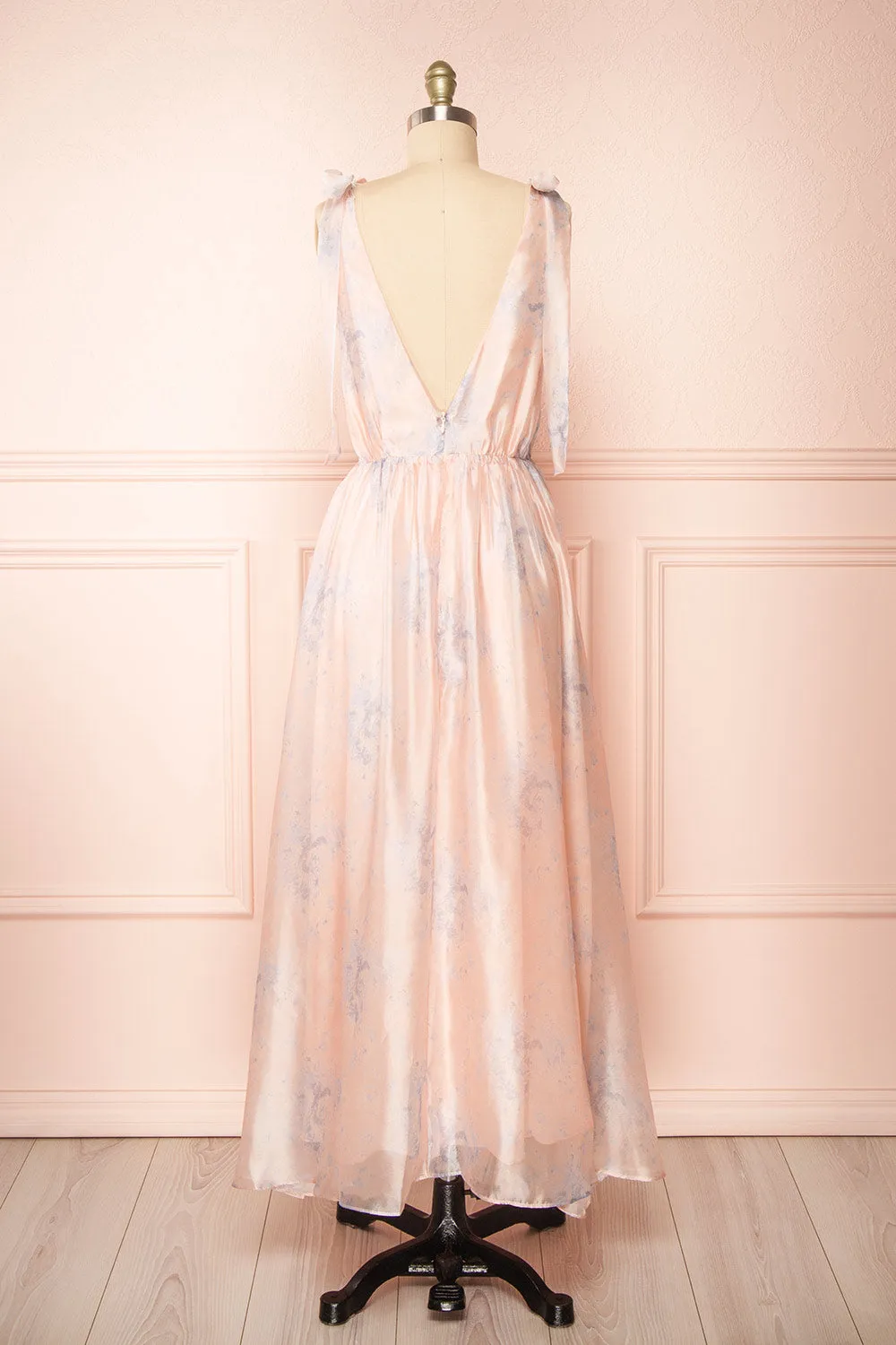 Dorathea | Deep V-Neck Floral Print Maxi Dress sold by Boutique 1861 product image thumbnail 5